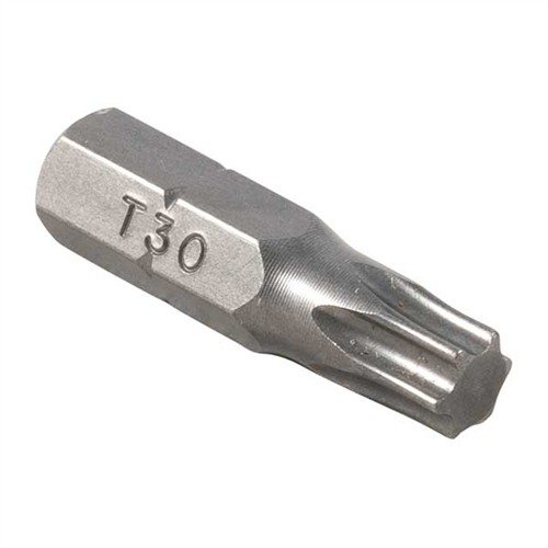 TORX® BITS - T30 on täydellinen valinta, joka sopii kaikkiin tarpeisiin, kuten kiikarin renkaisiin ja autoihin. Setissä on kymmenen 1" (2.5cm) pitkää bitin pään kanssa.
