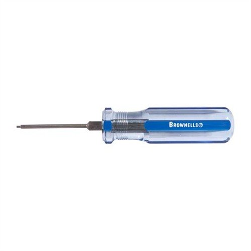 Brownells Allen Head Fixed-Blade Screwdrivers tarjoavat erinomaisen hallinnan, kestävästä kovametallista valmistetut varret ja ergonomiset kahvat varmistavat mukavuuden.
