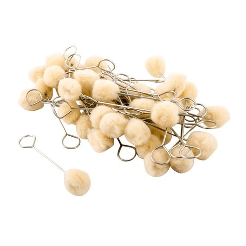 SHOP SWABS 40 PACK tarjoaa kestävät, langalliset applicatorit, jotka soveltuvat erinomaisesti kylmäbluun ja muihin työpajan sovelluksiin.