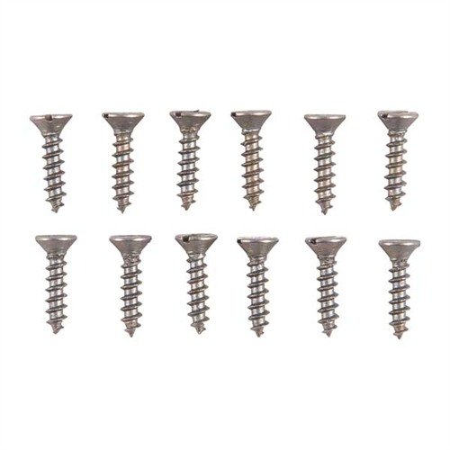 Unplated steel flat head wood screw kit, jossa 12 kpl eri kokoja. Helppo käsitellä, ei tarvitse hioa pinnoitteita pois. Sopii täydellisesti puutöihin.