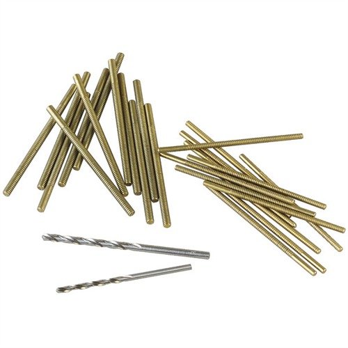 STOCK REPAIR PIN KIT mahdollistaa nopean ja kestävän korjauksen halkeilleille tai rikkoutuneille asepuilla ACRAGLASin kanssa. Helppo käyttää ja säädettävä.