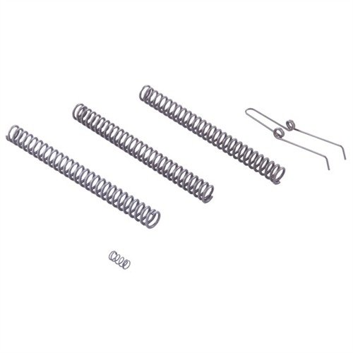 SPRING KITS tarjoaa tehokkaat jouset, jotka parantavat New Model Ruger Single Action Revolverien laukaisua ja toimintaa, mukaan lukien trigger ja hammer springs.
