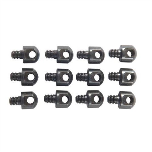 UNCLE MIKES SLING SWIVEL STUD KIT sisältää kaikki tarvittavat osat, säästäen rahaa ja aikaa. Yhteensä 12 osaa, mukaan lukien 10-32 dome-top sling studs.