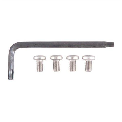 1911 TORX® HEAD GRIP SCREWS tarjoavat ainutlaatuisen tähtimuotoisen ilmeen, estävät naarmuja ja sopivat täydellisesti kaikkiin 1911 Auto -kädensijapaneeleihin.