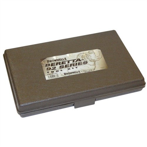 Brownellsin Beretta 92 Series Flat Storage Toolbox on täydellinen säilytyspaikka Beretta 92 -sarjan työkaluille, mukaan lukien kaikki tarvittavat työkalut.