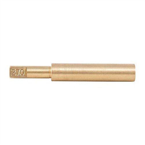 .270 Muzzle Brass Pilot pitää Facing- ja Chamfering-leikkurit tarkasti keskitettyinä, mikä takaa tarkan työn ja pitkäkestoisen käytön.
