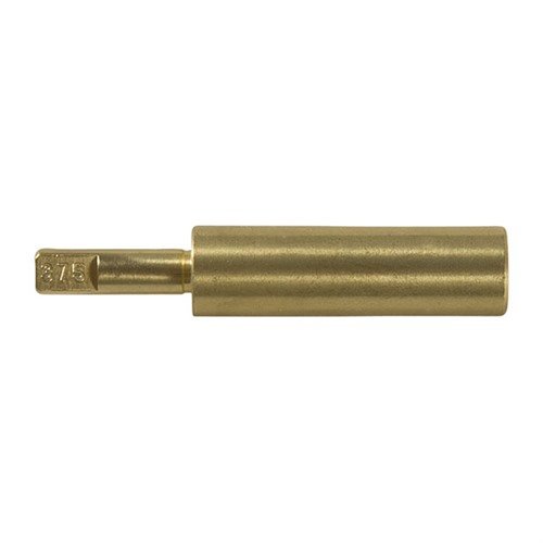.375 Muzzle Brass Pilot pitää Facing ja Chamfering leikkurit tarkasti keskitettyinä, kestävästä teräksestä valmistettu, pitkä käyttöikä.
