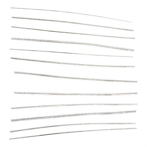 IN-HOLE KITS tarjoaa laadukkaita kierrejousia, jotka toimivat sujuvasti ahtaissa tiloissa. 12 jousen setti, 6 eri kokoa, 12