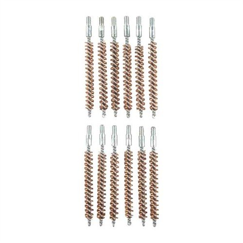 STANDARD LINE BRONZE BORE BRUSHES tarjoavat huipputason puhdistusta, pitkäikäiset bronssiharjakset ja kätevä 12 pakkauksessa, täydellinen asehuoltoon.