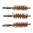BROWNELLS STANDARD LINE BRONZE PISTOL BRUSH 10MM/40 CALIBER 3 PACK