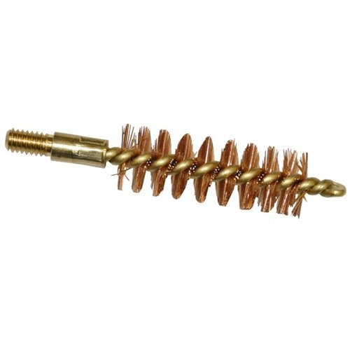 Erityiset Brass Core -puhdistusharjat tarjoavat naarmuttoman puhdistuksen ja pitkäikäiset fosfori-kupariharjakset, täydellinen 10mm/.40/.41 kaliiperin aseille.