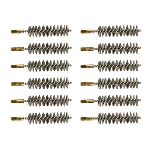 .54-kaliberin stainless steel -bore brushit ovat kestäviä, tehokkaita ja pakattu 12 kappaleen bulkkipakkauksiin, mikä tekee niistä edullisia ja käteviä käyttää.