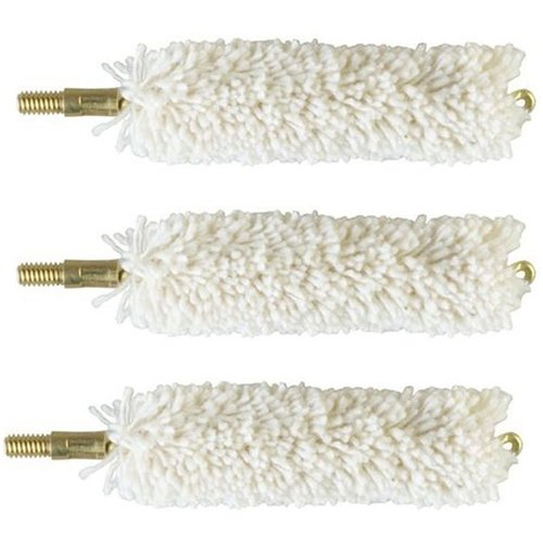 WOOL BORE MOPS - Neitsytvilla moppi, joka pitää runsaasti puhdistusaineita ja öljyä, muotoutuu helposti rifling-kouruihin ja ei naarmuta piippua.