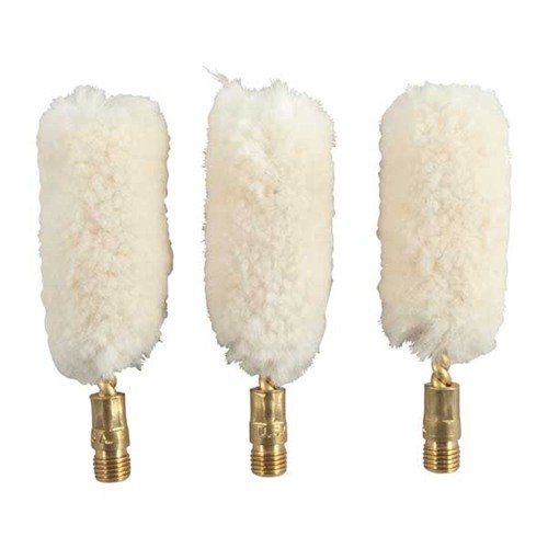 WOOL BORE MOPS - Neitsytvillasta valmistettu moppi, joka pitää runsaasti puhdistusainetta, muotoutuu helposti ja suojaa piippua naarmuilta.