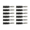 .410 kaliiperin STANDARD LINE nylon bore brushes, kestäviä ja tehokkaita, pakattu 12 kpl, ei naarmuta tarkkuutta ja kestää aggressiiviset puhdistusaineet.