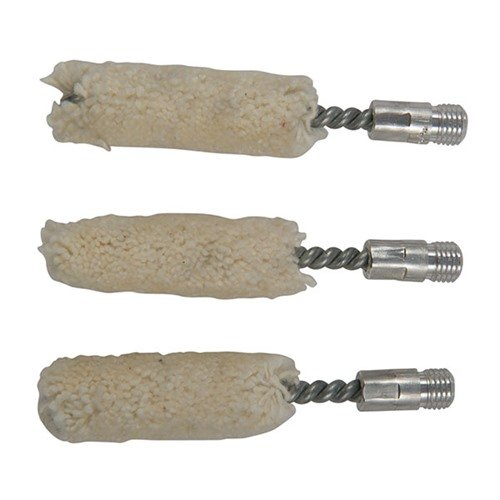 Puuvillaiset bore mopit imevät tehokkaasti puhdistusaineita ja öljyjä, ja niiden luonnollinen hankaus auttaa poistamaan irronnutta ruutipölyä.