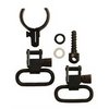 Kestävä, täysin teräksinen SLING SWIVEL SETS, jossa nopea irrotusjärjestelmä. Yhteensopiva 1" hihnojen kanssa, sisältää swivels & rear stud.