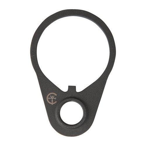 AR-15/M16 Quick Detach Limited Rotation End Plate on valmistettu yhdestä 1018 billet teräksestä, estää QD-sling swivelin kiertymisen ja takertumisen.