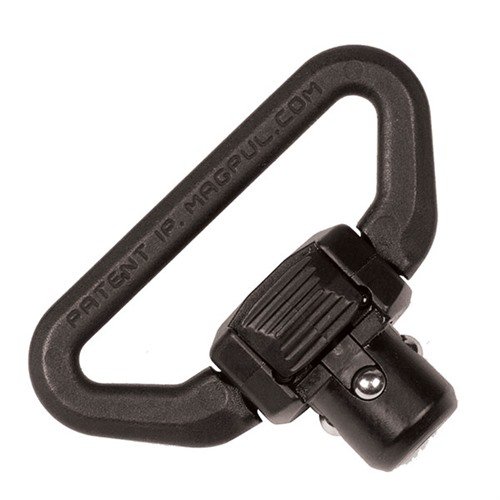Magpul QDM Quick Disconnect Sling Swivel tarjoaa kestävämmän, alhaisemman profiilin, yhden käden käytön ja erinomaisen korroosionkestävyyden 1 1/4