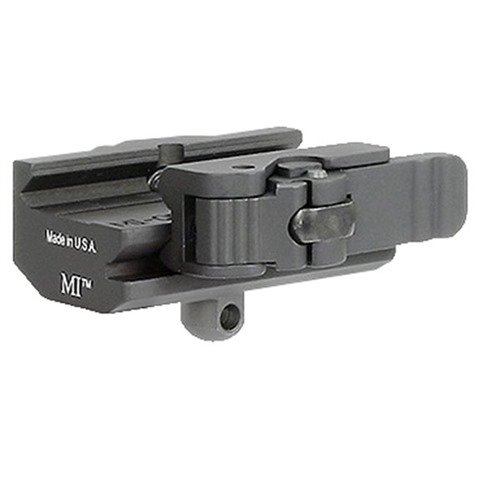 PICATINNY HARRIS-TYYPIN BIPOD QD MOUNT, kevyet 2.1 oz, 6061 alumiinia, työkaluitta säädettävä, sujuva QD-levy, suojaa railin pintaa.