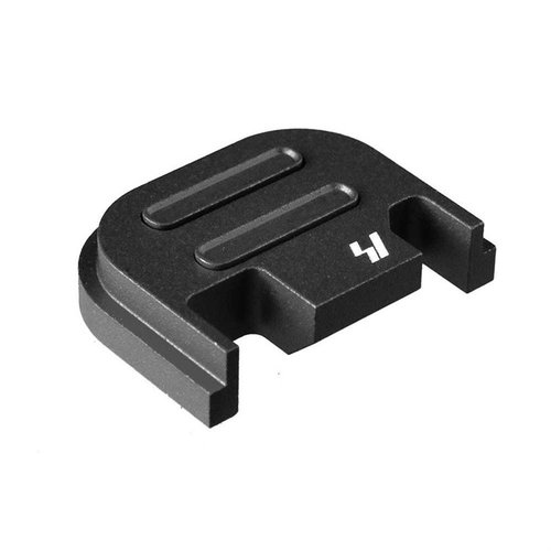 Strike Industriesin V2 Slide Plate GLOCKille tarjoaa tyylikkään ja kestävän päivityksen, työkaluitta tapahtuvan purkamisen ja mukautettavat värit.