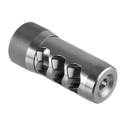 Area 419 Hellfire Muzzle Brake vähentää rekyyliä ja parantaa hallintaa, helppo asentaa ilman shimmejä, säilyttää tarkkuuden ja saatavilla suppressor-adapterilla.