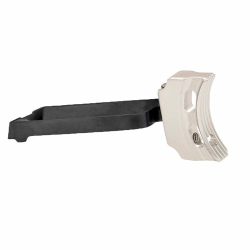 Ultra Match Grade Trigger, jossa on alumiininen laukaisupad ja säädettävä Trigger bow, tarjoaa tarkkuutta ja mukautettavuutta ampumiseen.