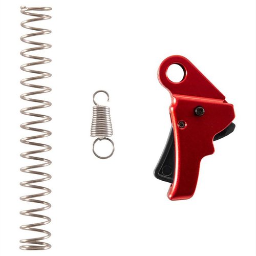 SPRINGFIELD HELLCAT Enhancement Trigger parantaa laukausta, vähentää painoa 5.0-5.5 lbs, tarjoaa sujuvan palautuksen ja tarkan laukaustuntuman ilman turvallisuuskompromisseja.