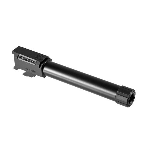 SilencerCo:n SIG P226 -kierretty vaihtoputki mahdollistaa vaimennettu ampuminen, valmistettu 416R ruostumattomasta teräksestä, ½"-28 kierre, helppo asentaa.