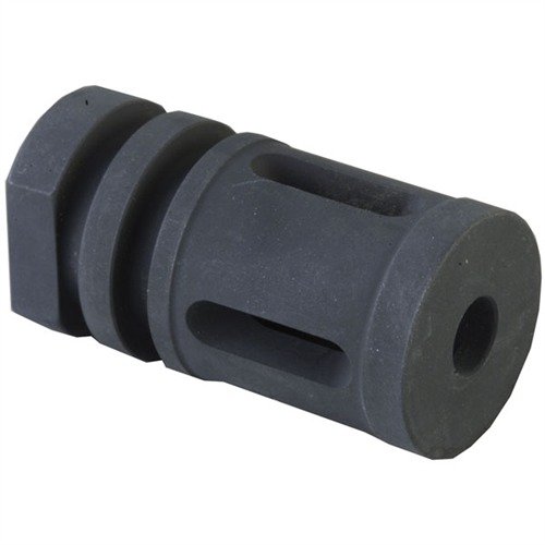 AR-15 CAV COMP 22 CALIBER vähentää rekyyliä ja piipun nousua, näyttää A-2-tyyliseltä ja helpottaa esikielto- ja jälkikielto-muunnoksia.