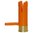 SAF-T-ROUND SAFE TECH 12 GA. PUMP tarjoaa selkeän merkin aseen tilasta oranssilla välilehdellä. Kestävä nylonpolymeri ja messinkinen hylsynpohja. 🛡️ Opi lisää!