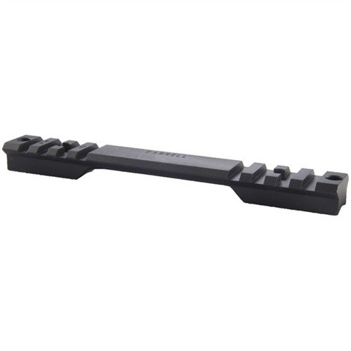 CNC-koneistettu teräksinen ONE PIECE BASE tarjoaa erinomaisen tarkkuuden, vakauden ja yhteensopivuuden Picatinny- ja Weaver-tyylisiin kiinnikkeisiin.