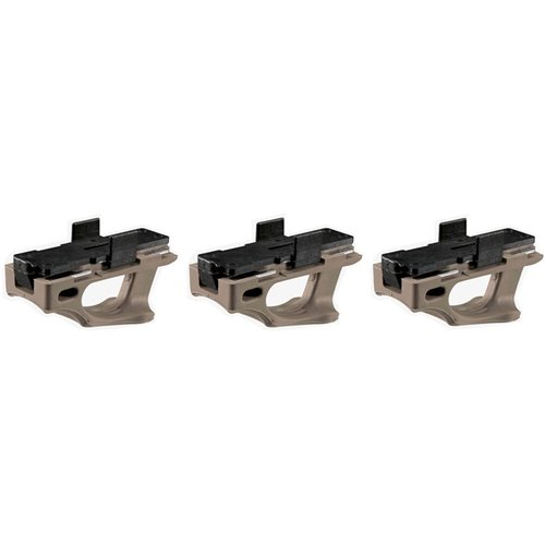 AR-15/M16 USGI RANGER® FLOORPLATE 3 PACK helpottaa nopeita mag-vaihtoja sormella, suojaa magazineja iskuilta ja sopii 20- ja 30-kierroksen USGI-tyylisiin magazineihin.