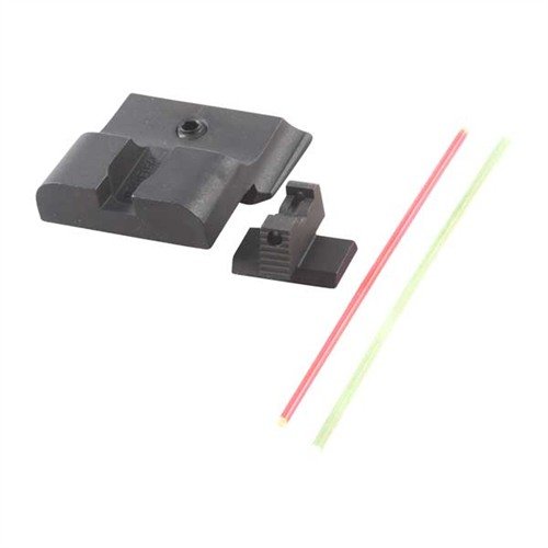 S&W M&P Sevigny Fiber Optic Sight Set tarjoaa nopeat kohdistusmahdollisuudet, erilaiset optiikkavaihtoehdot ja vaivattoman asennuksen tehdasdovetailiin.