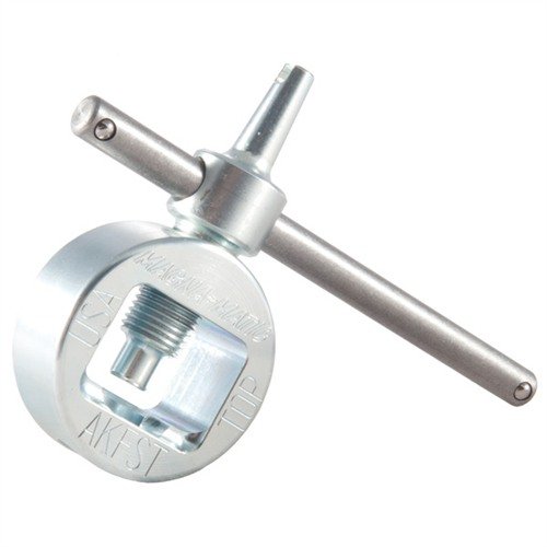 Kovametallinen työkalu mahdollistaa nopean ja tarkan windage- ja elevation-säätämisen useimmille Kalashnikov-tyyppisille kivääreille.