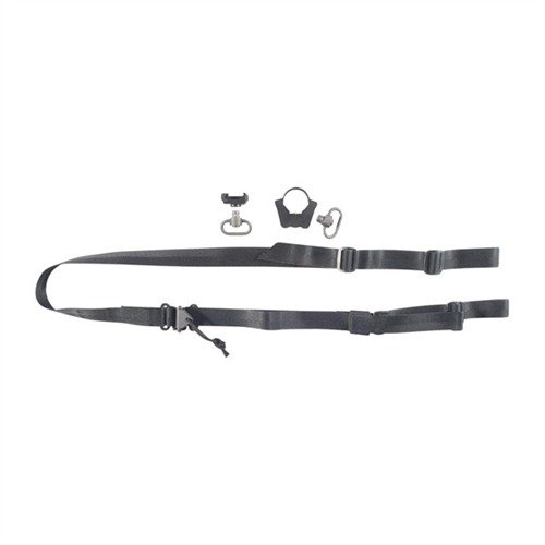 QD Sling Kit sisältää Rail Mount Front Loop QD:n, EZ Carbine Sling Mountin ja V-TAC Quick Adjust Slingin, tarjoten nopean ja kätevän kiinnityksen.