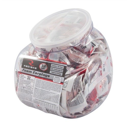 Edulliset, kertakäyttöiset FOAM EAR PLUGS tarjoavat tehokasta kuulonsuojaa, NRR 32, mukautuvat kaikille korvakäytäville ja vähentävät ääniä.