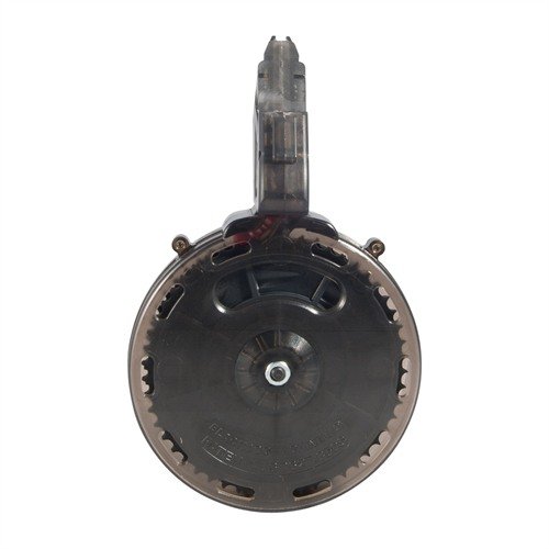 Luotettava ja suuri 50 laukauksen rumpumakasiini, joka mahdollistaa pitkät ampumaketjut Smith & Wesson M&P15-22 -kiväärillä. Helppo puhdistaa.