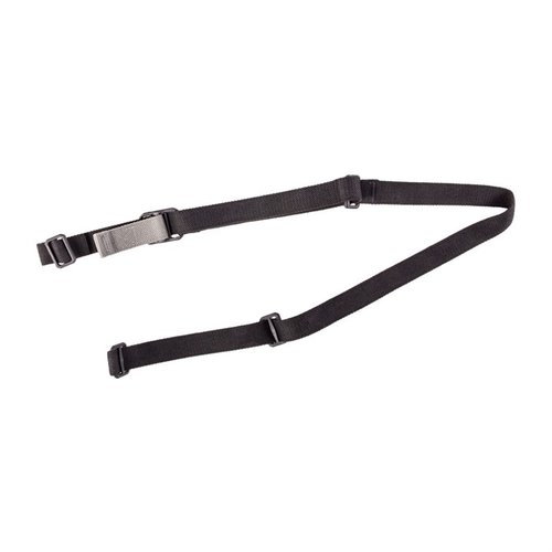Kaksipisteinen Vickers Combat Applications Sling säätää nopeasti, ei takerru tai kierry, ja sopii AR-15/M16 kiväärille. Kestävä Cordura®-nylon ja Acetal-hardware.