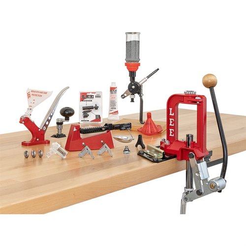 Lee Precision Breech Lock Challenger - täydellinen latauspaketti, sisältää Auto Prime -työkalut, Perfect Powder Measure ja arvokkaan trimmaustyökalun.