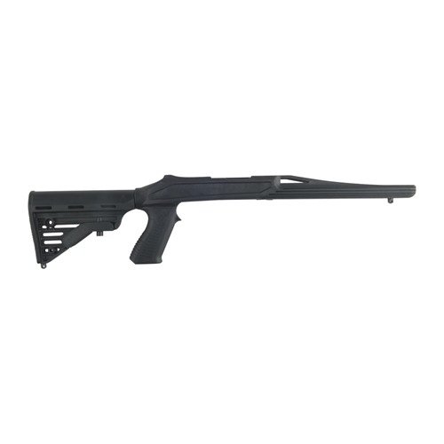RUGER 10/22 AXIOM R/F - Kevyt, lasikuituvahvistettu polymeerikanta, säädettävä pituus, täysin vapaa piippukanava ja ergonominen ote. Paino vain 1,2 kg.