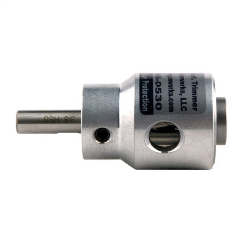 LITTLE CROW GUNWORKS Worlds Finest Trimmer 6.5mm Creedmoor mahdollistaa nopean ja vaivattoman casejen trimmaamisen sähköporalla, jopa 8-10 casea minuutissa!