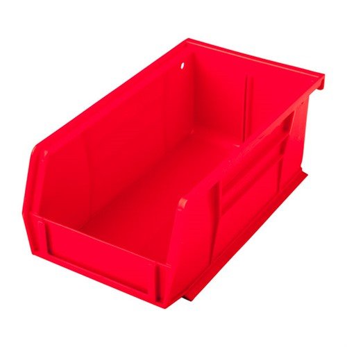 STACKABLE STORAGE BINS - täydelliset latauskomponenteille! Vahvistetut seinät, pinottavat muotoilut ja kätevät kahvat helpottavat käsittelyä.