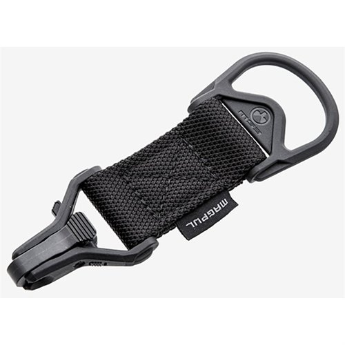 MULTI MISSION SLING PARACLIP ADAPTERS MS1/MS3 tarjoaa joustavan kiinnitysvaihtoehdon, kestävä nylon-webbing ja monipuoliset adapterit eri tarpeisiin.