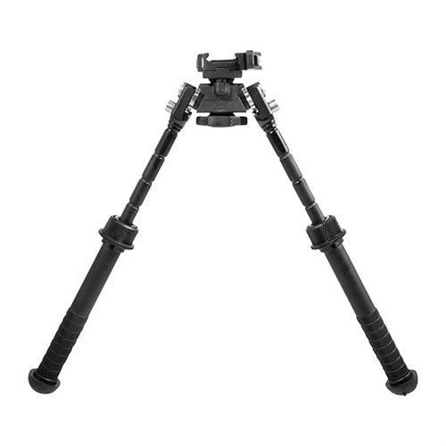 PSR Atlas Bipod tarjoaa 30 asteen esikuormitetun panoraaman ja kallistuksen, ei-kiertyvät jalat sekä viisi säädettävää jalka-asentoa, suunniteltu tarkkuusammuntaan.