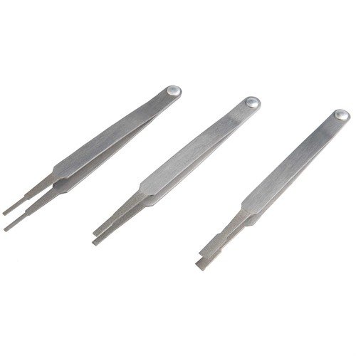 Pro Series Diamond Grip Tweezers ovat monipuoliset työkalu, jotka tarjoavat tarkkuutta aseiden huoltoon. Ruostumattomasta teräksestä valmistetut pinsetit ovat varustettu timanttikohdilla.
