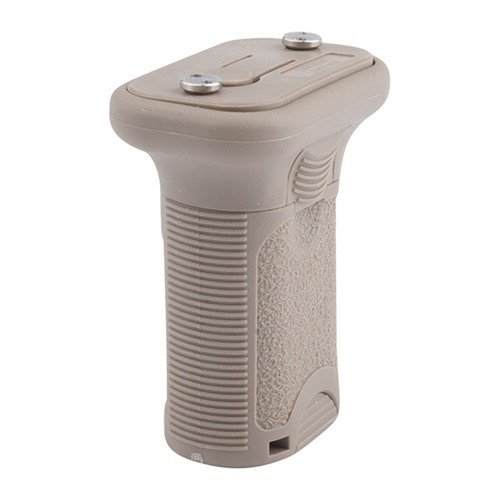 KEYMOD BCMGUNFIGHTER SHORT VERTICAL GRIP on nopea kiinnittää, matala profiili parantaa liikkuvuutta, tarjoaa luonnollisen ranteen kulman ja säilytystilaa.