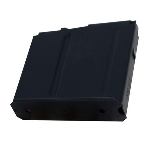 .338 LAPUA AICS -kiväärin 5 laukauksen teräsmagasiini tarjoaa luotettavan ja kestävän ratkaisun tarkkuusammuntaan ja pitkän matkan laukauksiin.