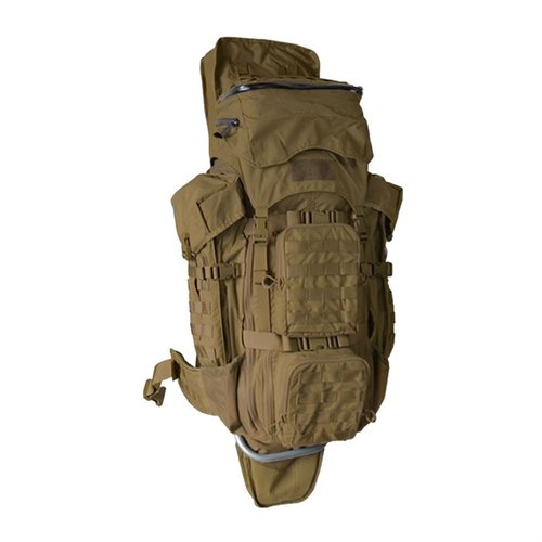 Eberlestock G4 Operator Pack on paras scout/sniper-reppu, jossa on 4100 kuutiotuumaa tilaa, taitettava kiväärikotelo ja Intex II -runko vakautta varten.