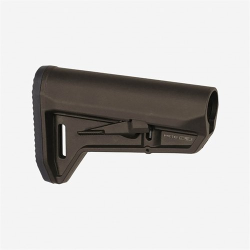 MAGPUL AR-15 MOE SL-K - kompakti, kevyt ja monipuolinen taktinen stock, joka tarjoaa mukautuvan käyttömukavuuden ja helpon säädettävyyden.